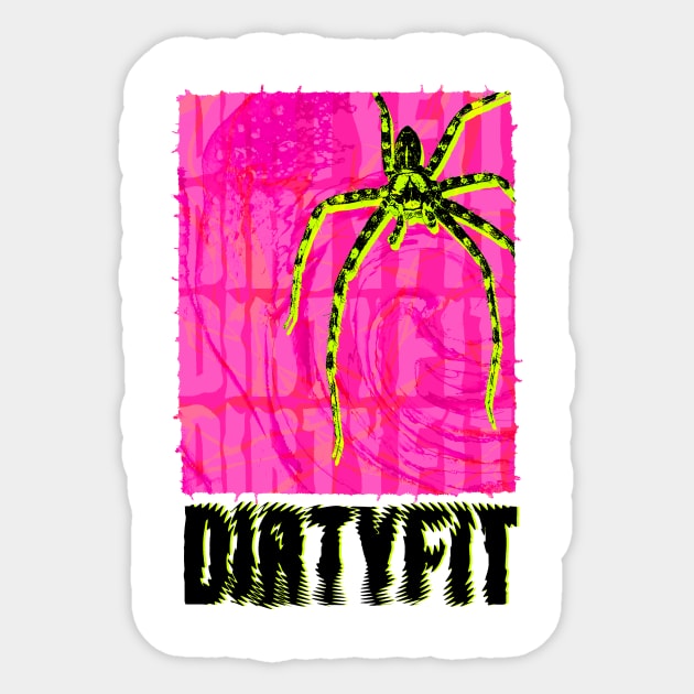 Arachnophobia Sticker by Dirtyfit